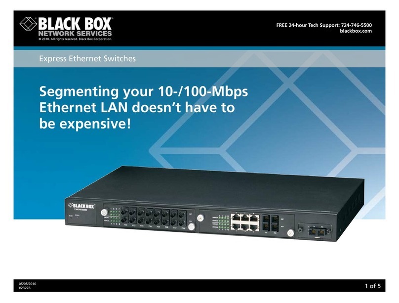 Black Box LB9002A-SC-R3 User manual