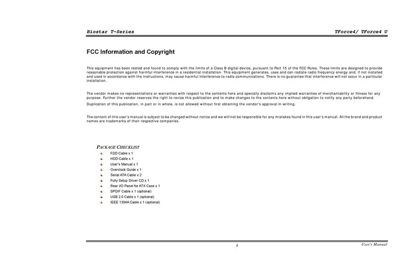 Biostar TForce4 U AM2 user guide