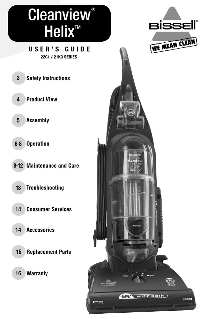 Bissell CleanView Helix 21K3 Series user guide