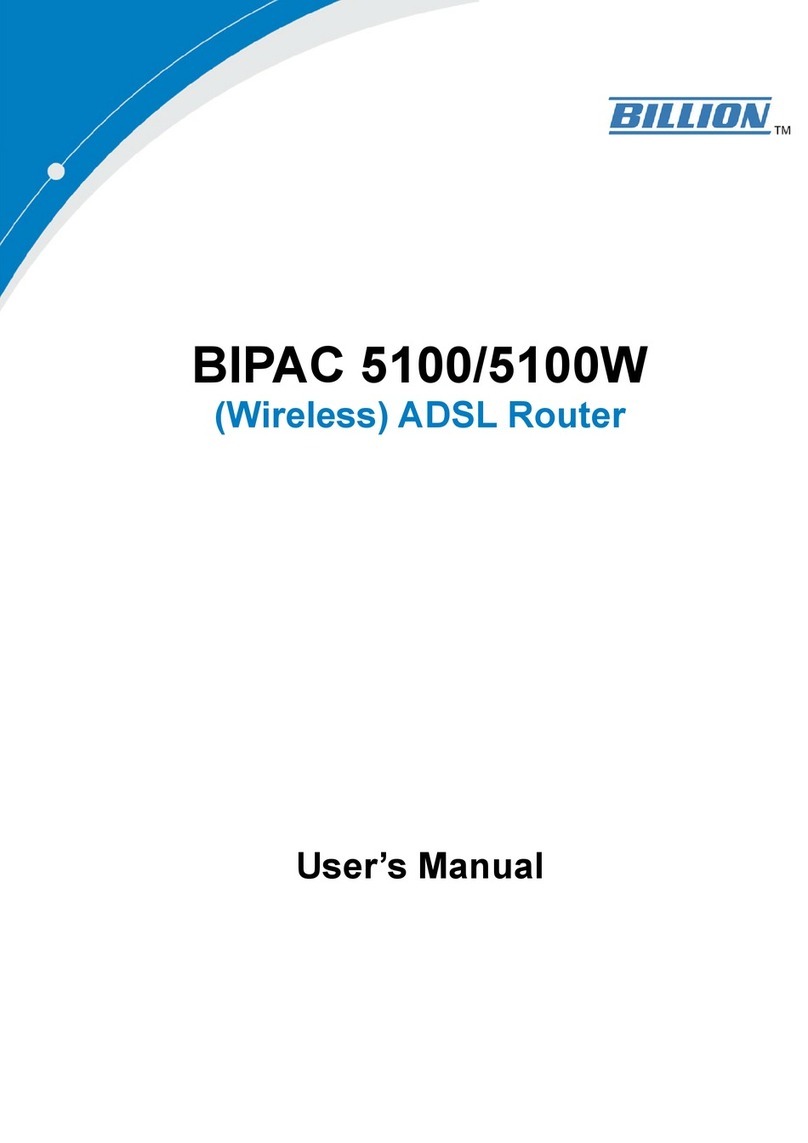 Billion BiPAC 5100 User manual