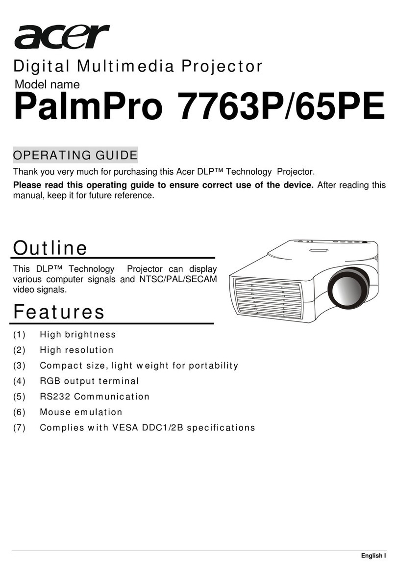 Acer PalmPro 7763P User manual