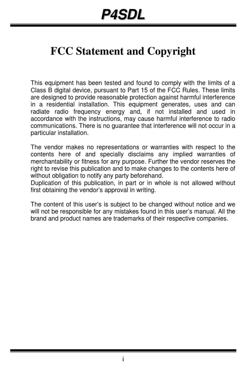Biostar P4 SDL User manual