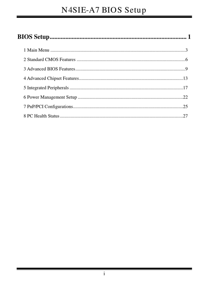 Biostar N4SIE-A7 Bios setup manual