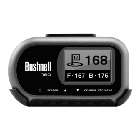 Bushnell neo X quick start guide