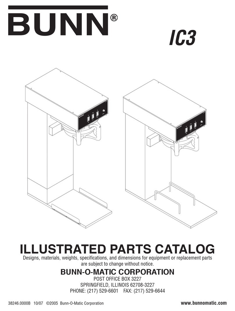 Bunn IC3 Illustrated parts catalog