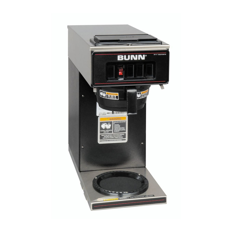 Bunn VP17A Instruction Manual