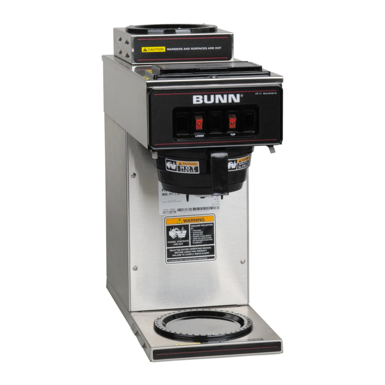 Bunn VP17 Series Illustrated parts catalog