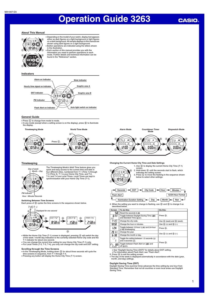 Casio GD100MS-1 User manual
