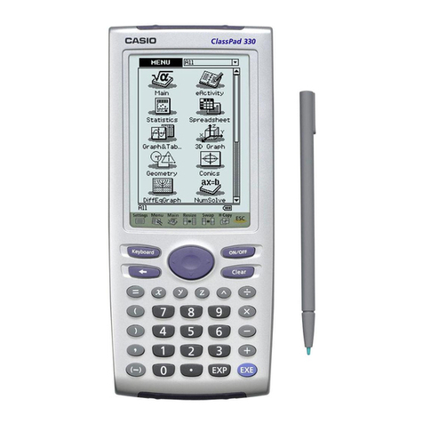 Casio ClassPad 330 User manual