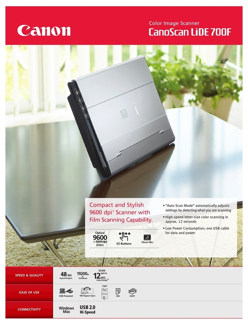 Canon 700F - CanoScan LiDE Brochure & specs