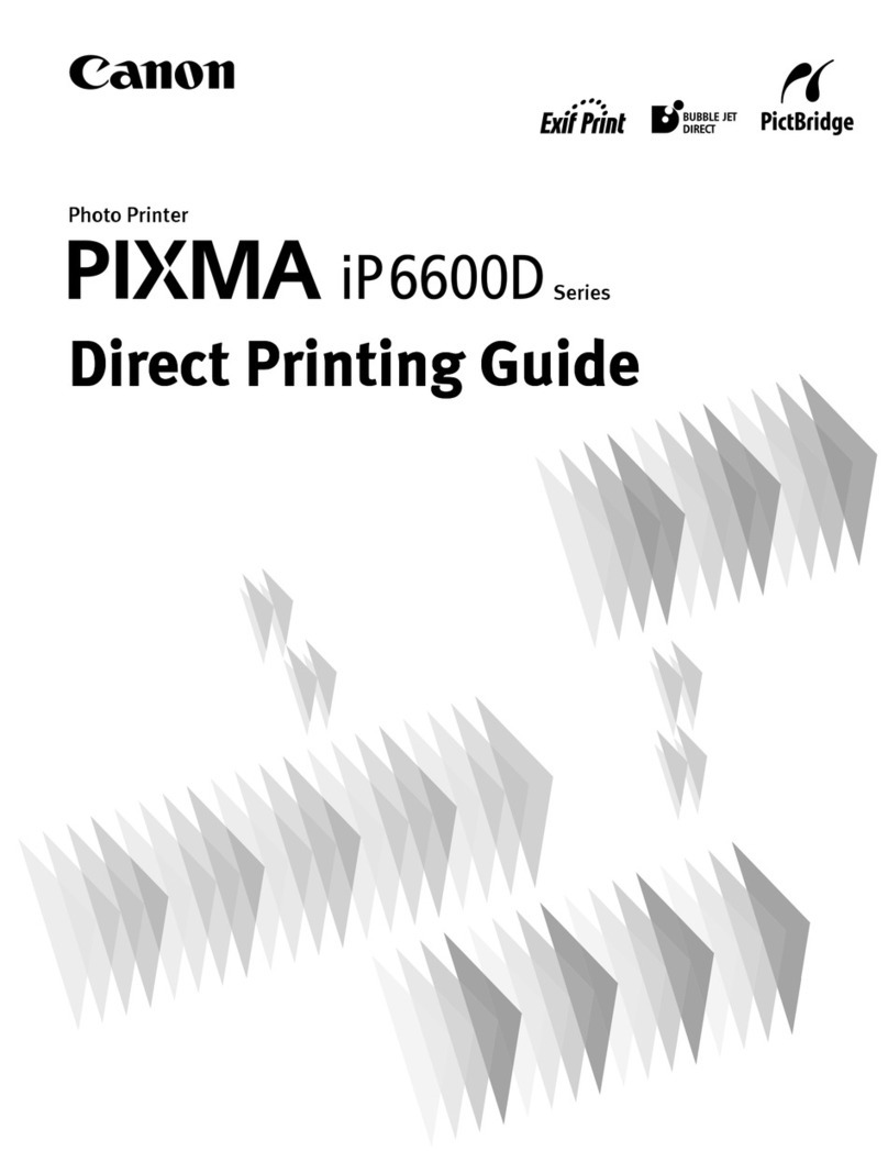 Canon iP6600D - PIXMA Color Inkjet Printer User manual
