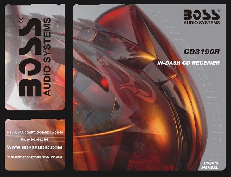 Boss Audio Systems CD-3190R user manual