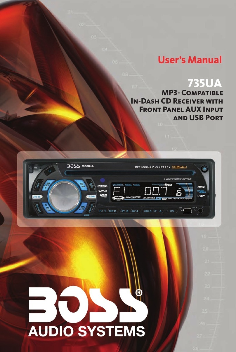 Boss Audio Systems 735UA User manual Boss Audio Systems 735UA User manual