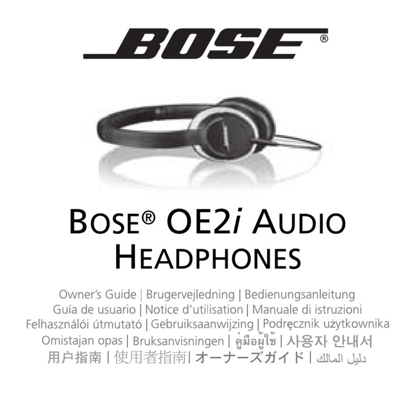 Bose OE2i owner's guide
