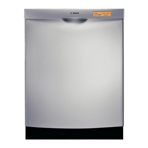 Bosch SHX98M09UC - Fully Integrated Dishwasher User manual