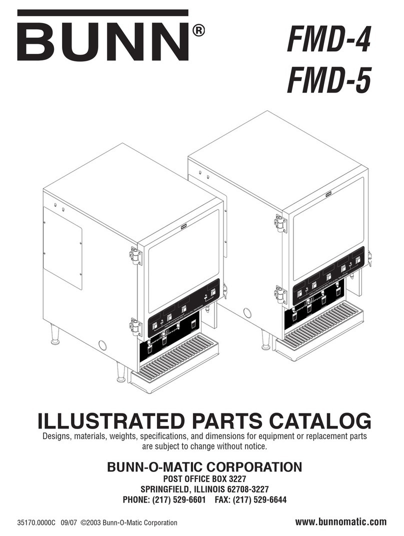 Bunn FMD-4 Illustrated parts catalog