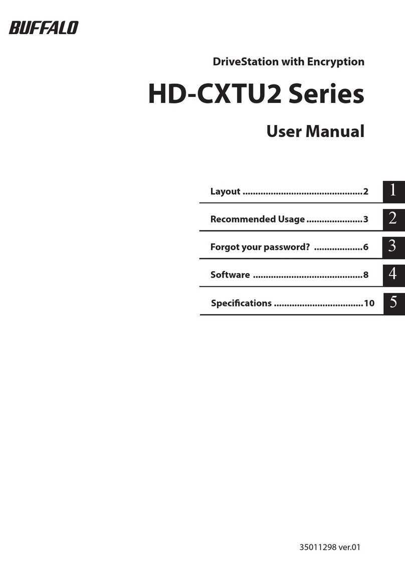 Buffalo HD-CXT1.0TU2 User manual
