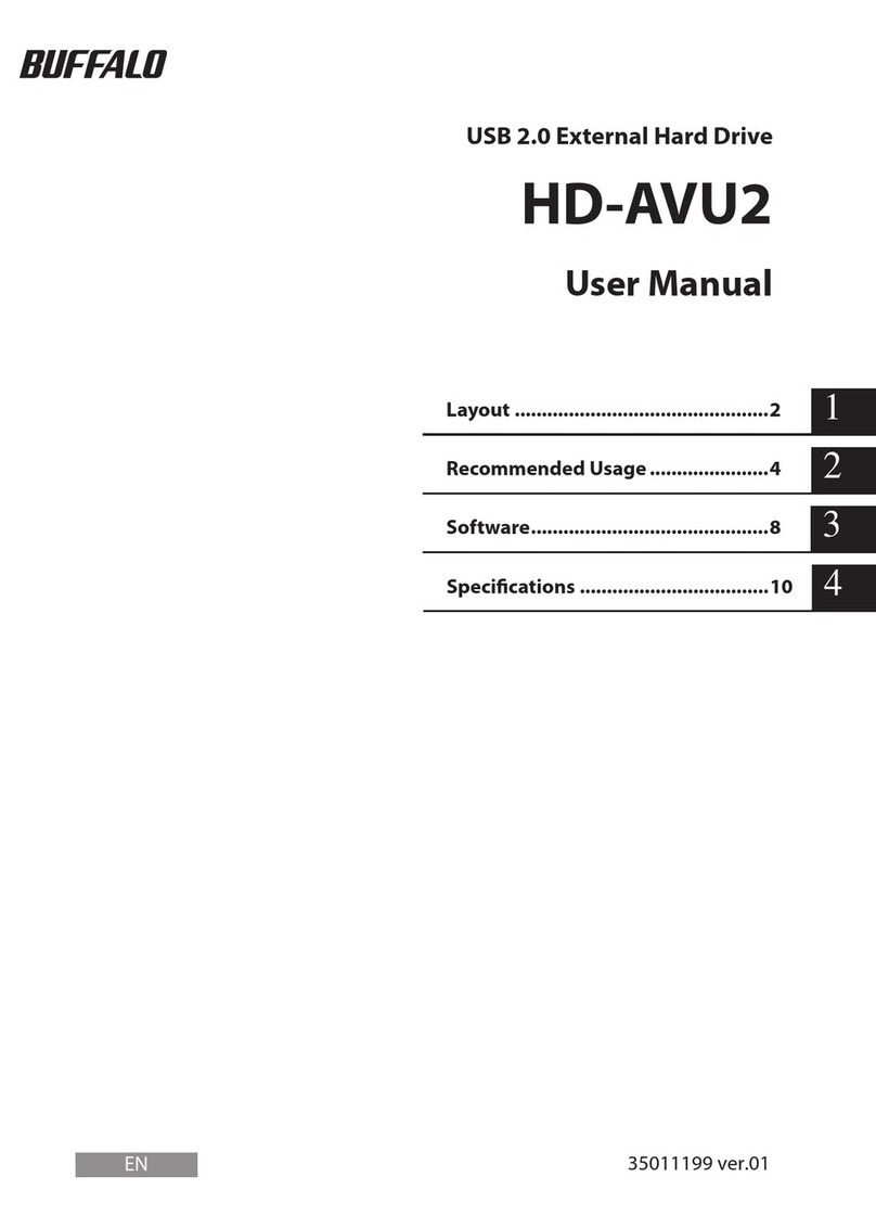 Buffalo HD-AV1.0TU2 User manual Buffalo HD-AV1.0TU2 User manual
