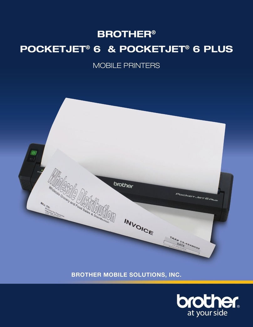 Brother PocketJet 6 User manual