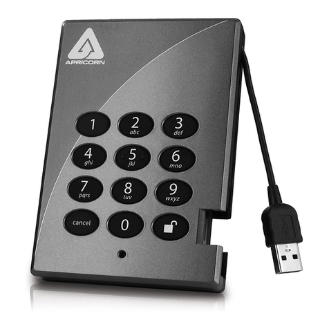 Apricorn Aegis Padlock A25-PL128 250GB User manual