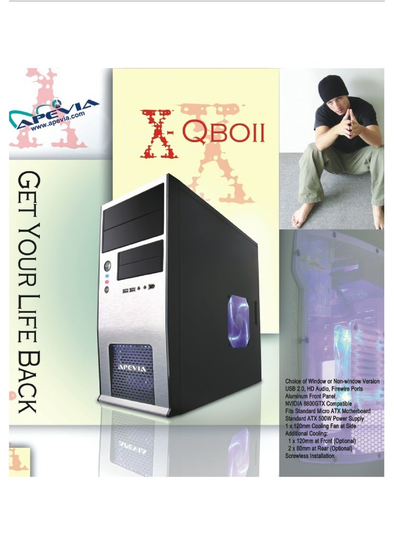 Apevia X-Qboii install guide Apevia X-Qboii install guide