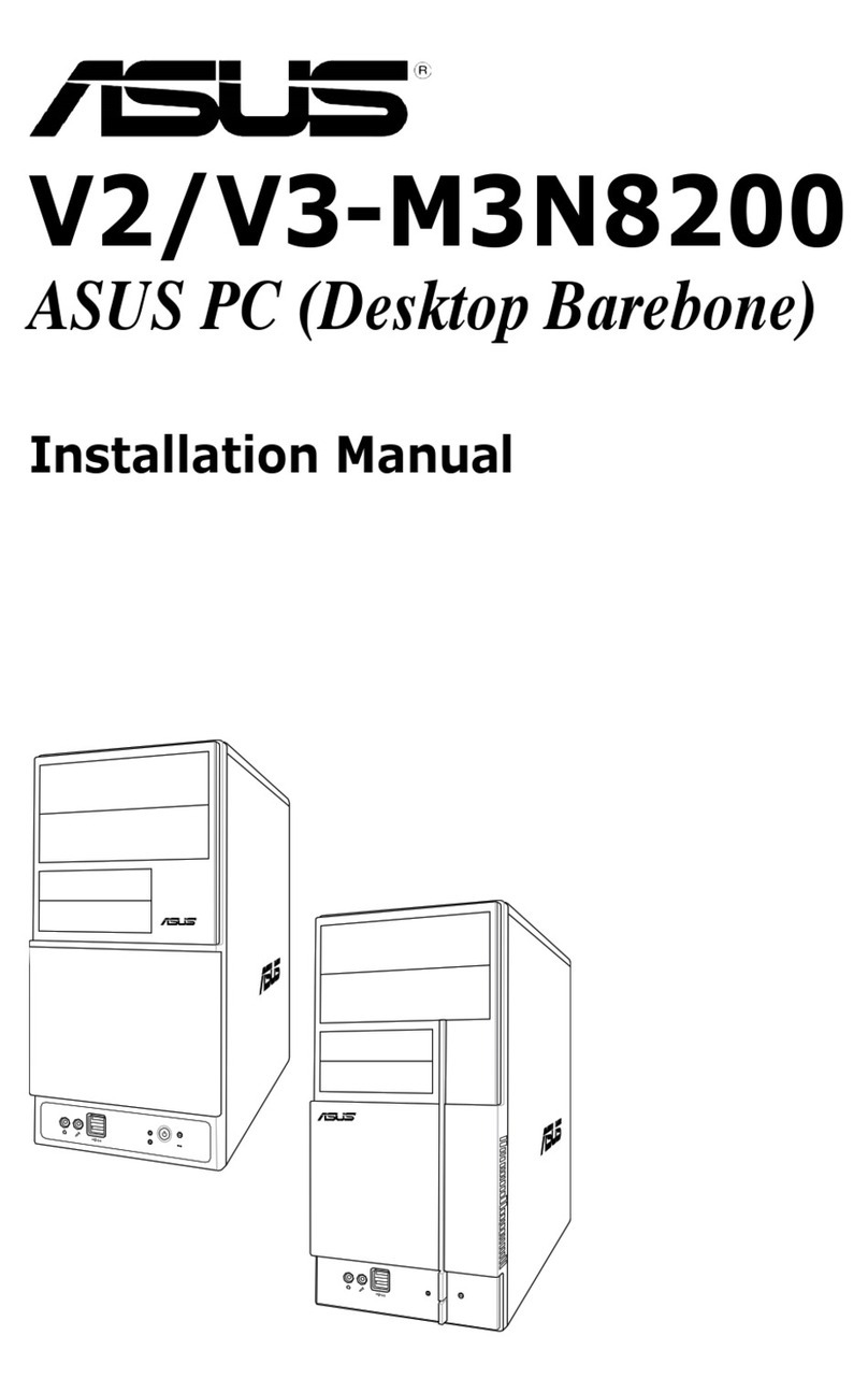 Asus V2-M3N8200 - V Series - 0 MB RAM installation manual