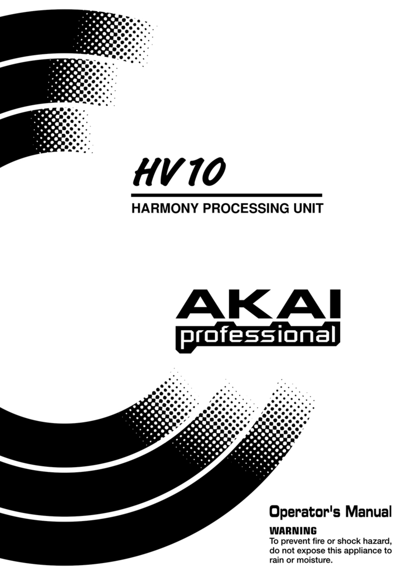 Akai HV 10 Operator's manual