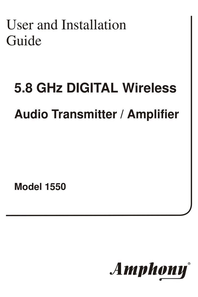 Amphony L1550 User and installation guide