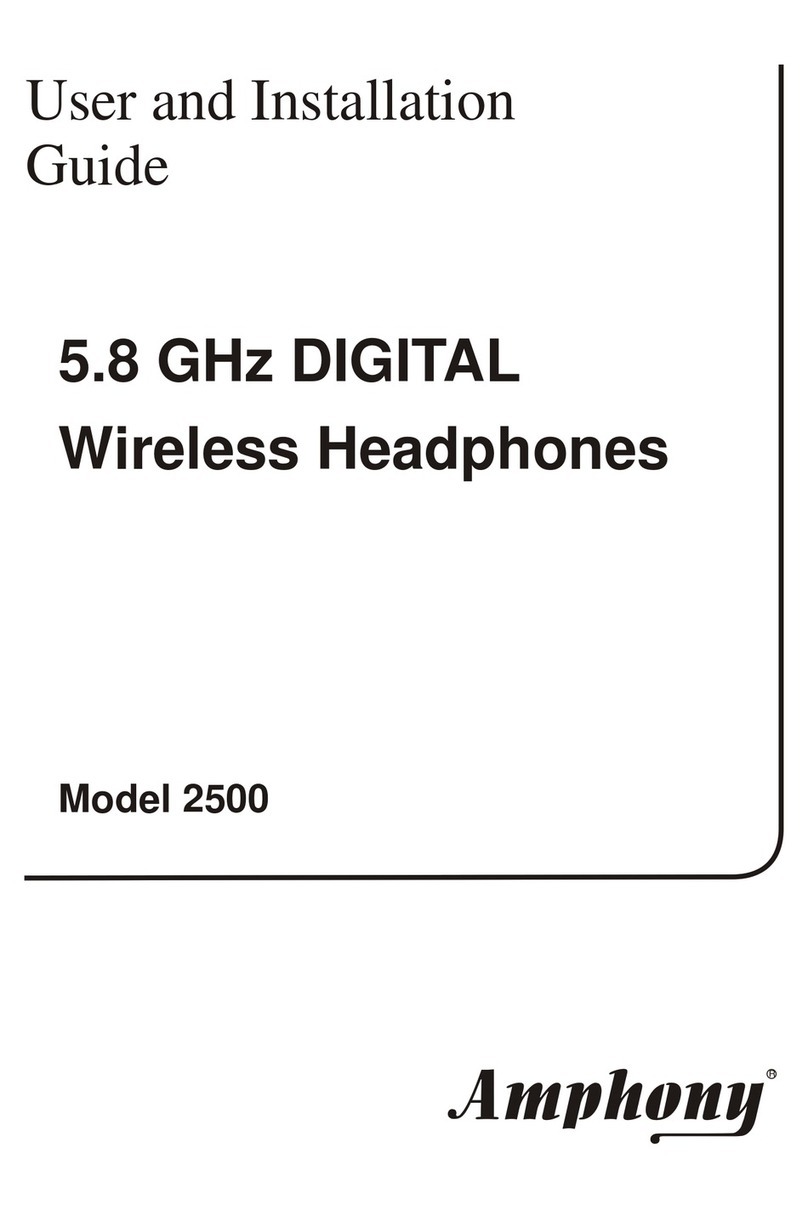 Amphony H2500 Manual