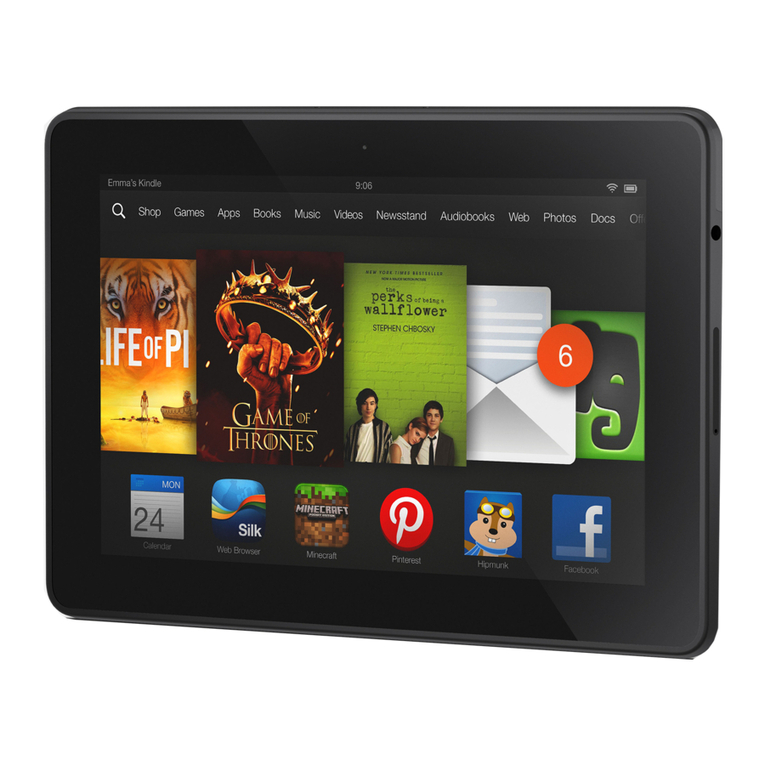Amazon Kindle Kindle User manual Amazon Kindle Kindle User manual