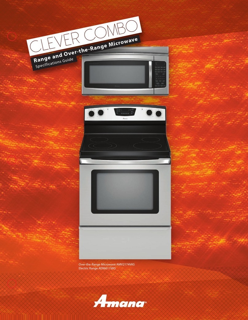 Amana AER5830VAS User manual