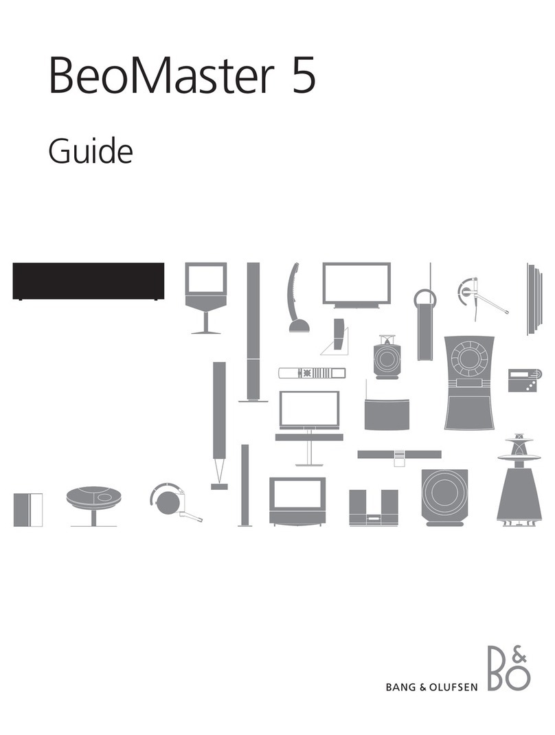 Bang & Olufsen BeoMaster 5 Guide