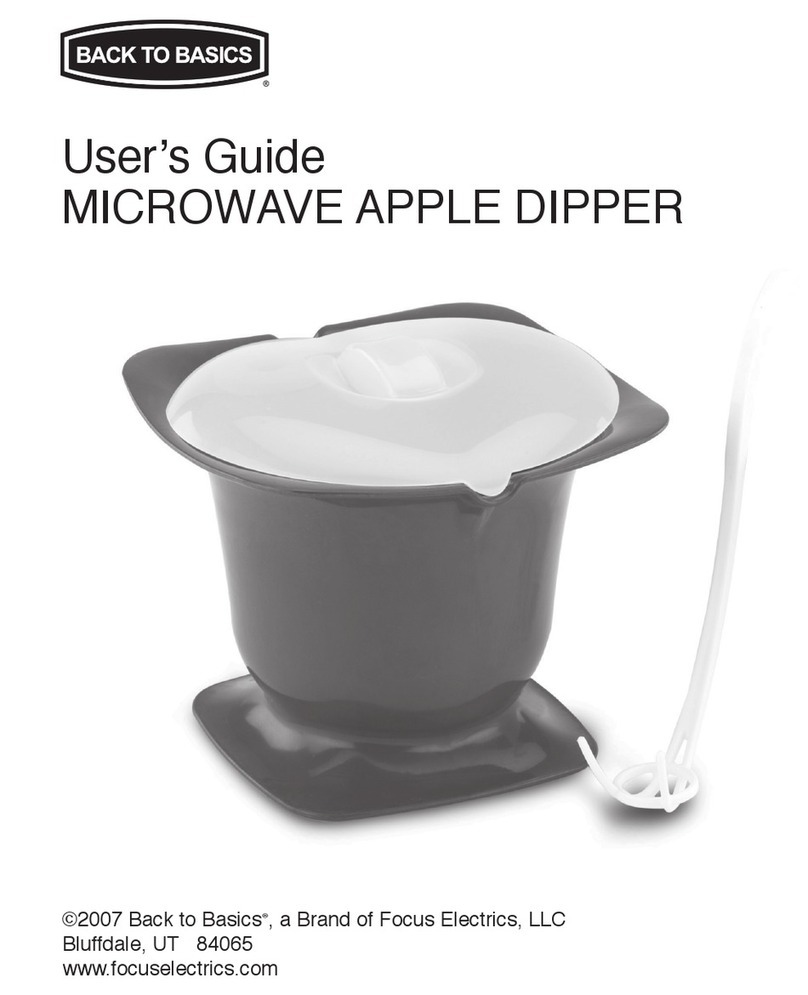 Back to Basics PC17585 User manual
