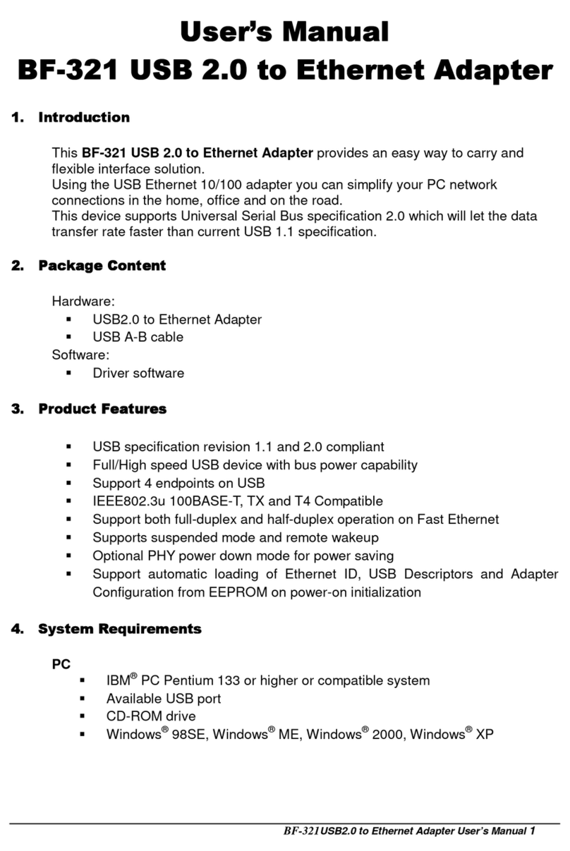 Bafo BF-321 user manual