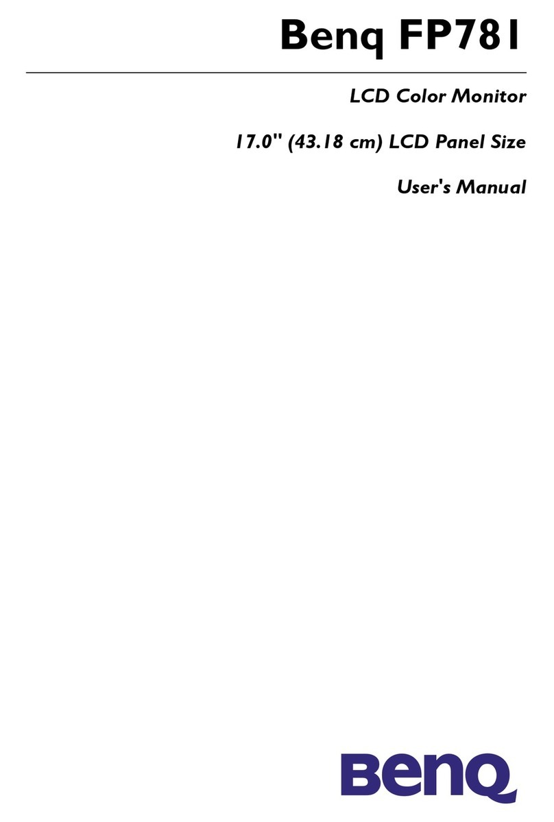 BenQ FP781 User manual