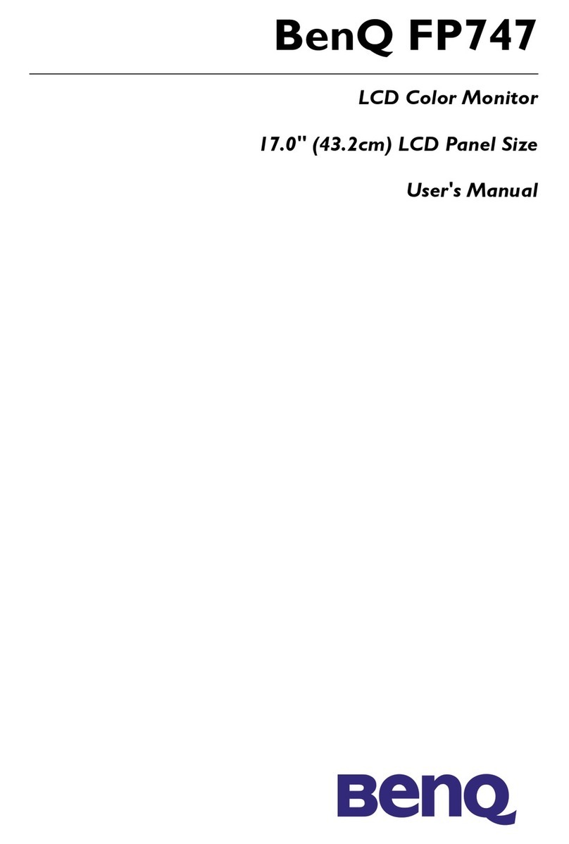 BenQ FP747 User manual