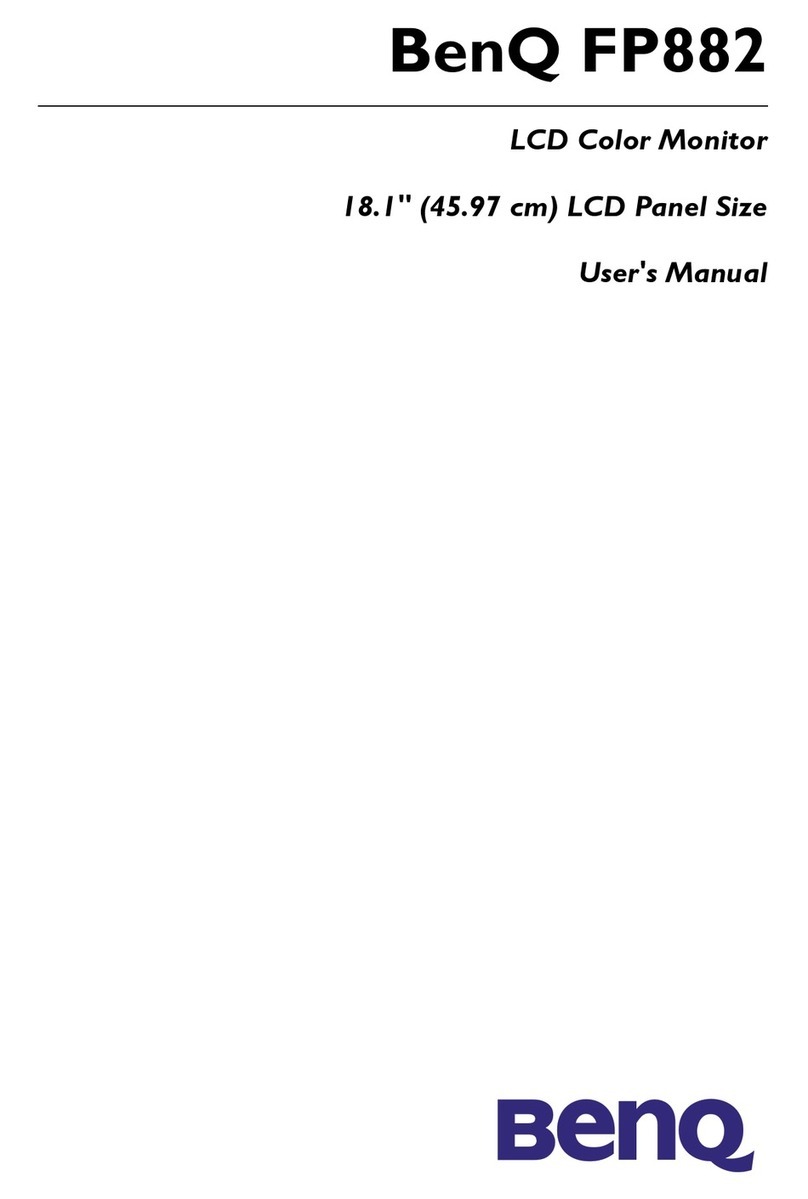 BenQ FP882 User manual