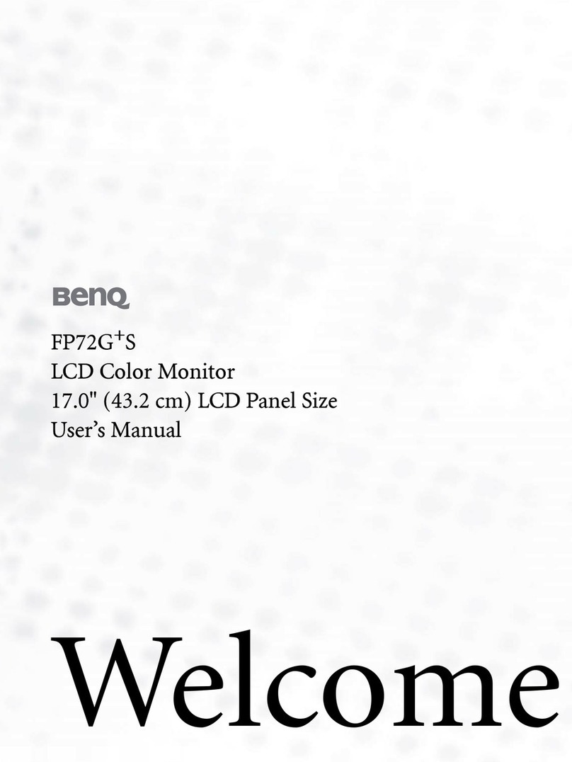 BenQ FP72G+S User manual