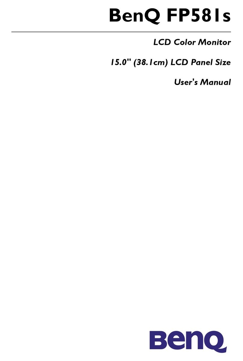 BenQ FP581s User manual