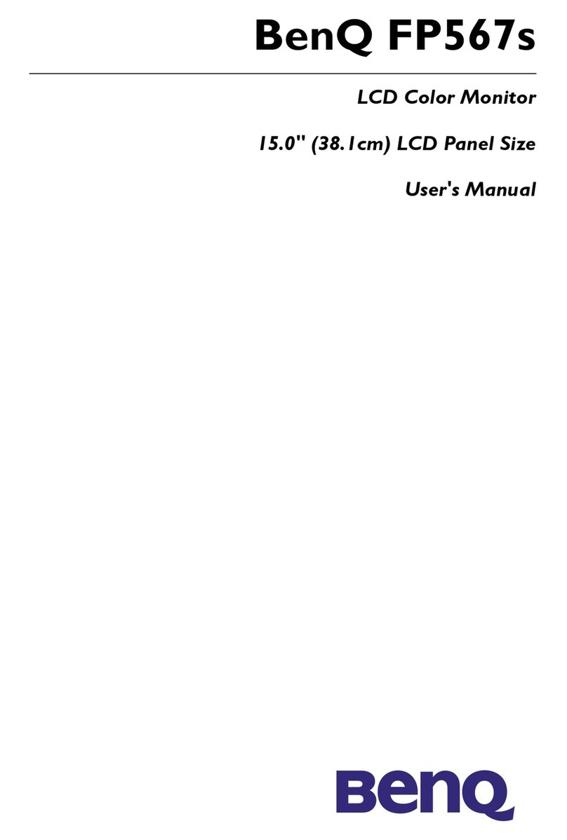 BenQ FP567S User manual