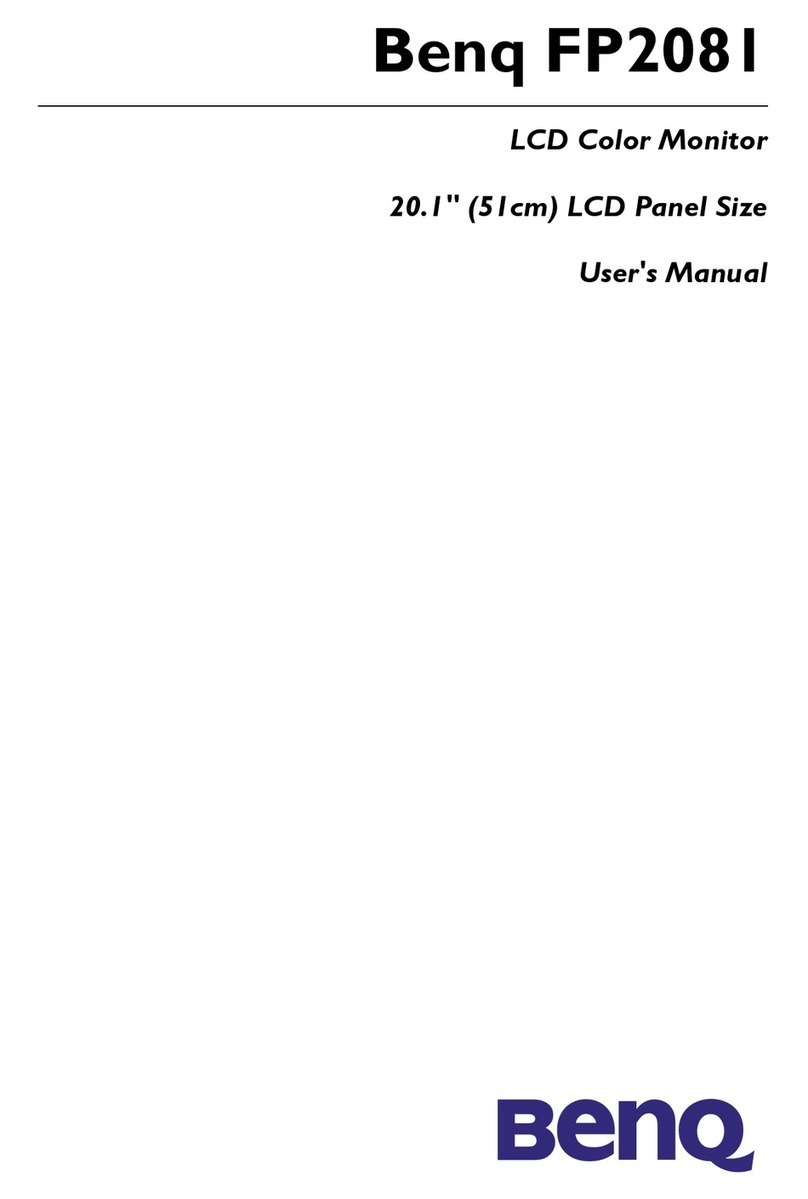 BenQ FP2081 User manual