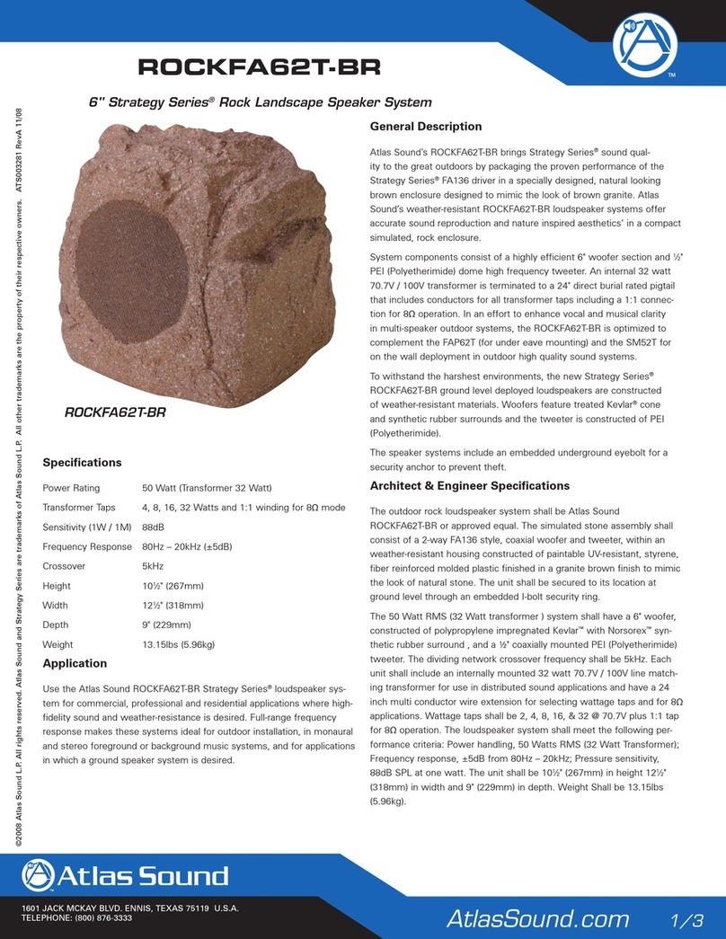 Atlas ROCKFA62T-BR Specifications