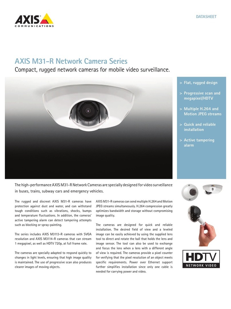 Axis M3113-R User manual
