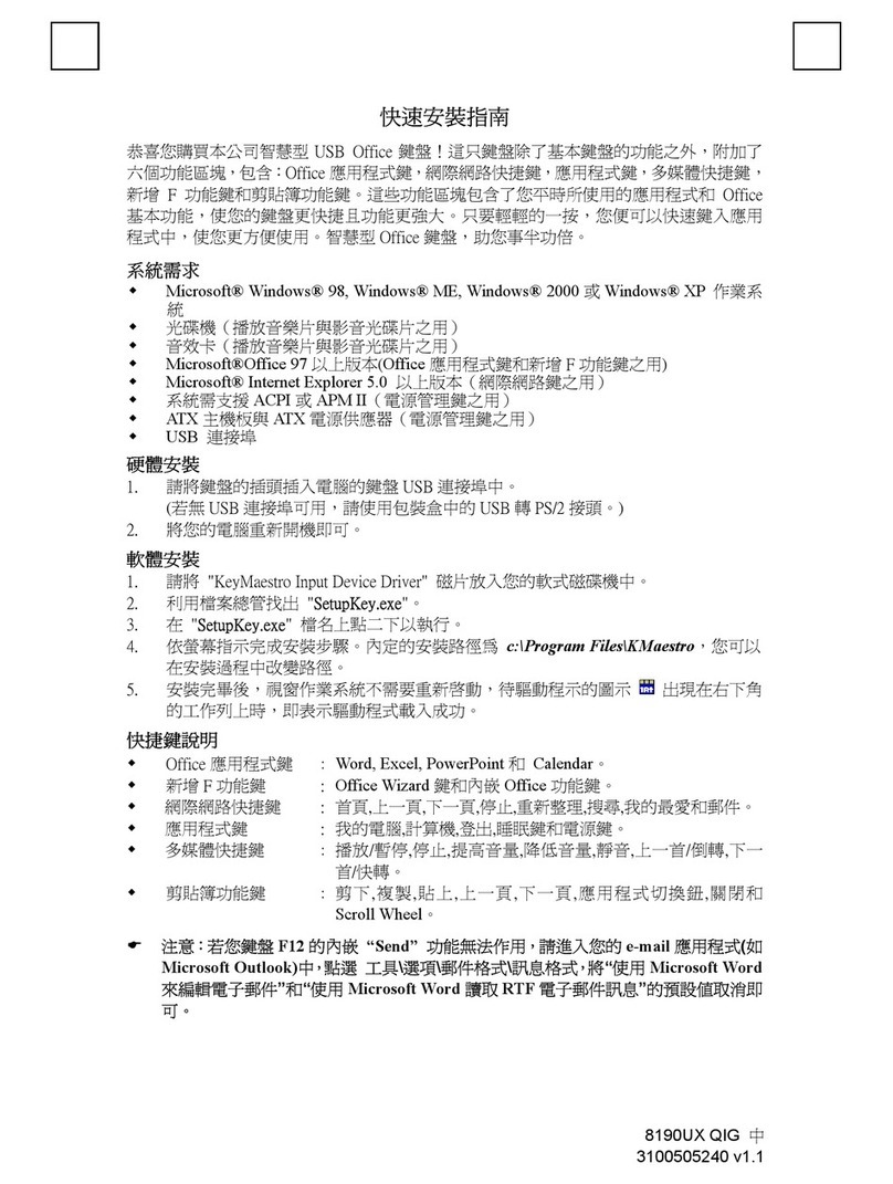 BTC 8190UX User manual