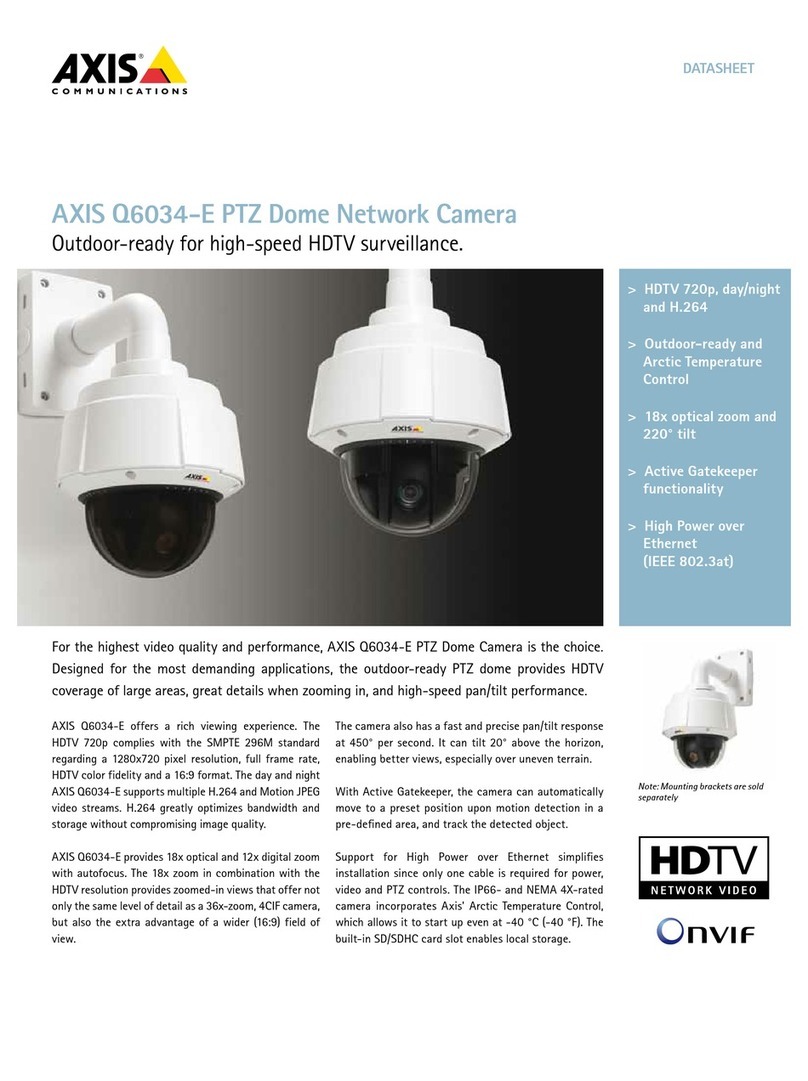 Axis Q6034-E User manual