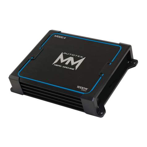 Autotek M1400.4 User manual