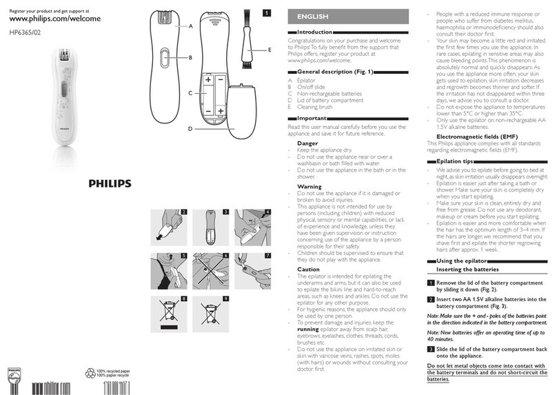 Philips HP6365/02 user manual