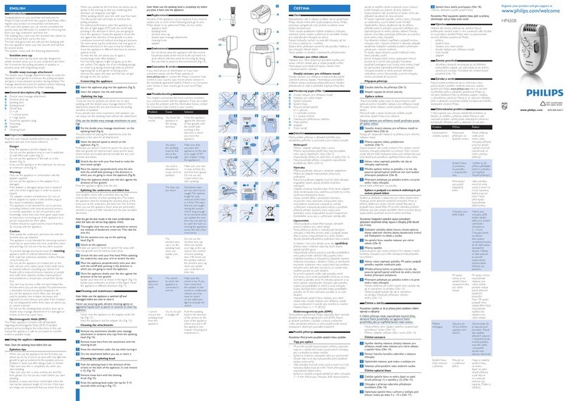 Philips HP6508 user manual