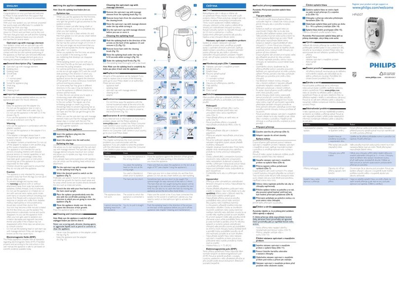 Philips HP6507 user manual