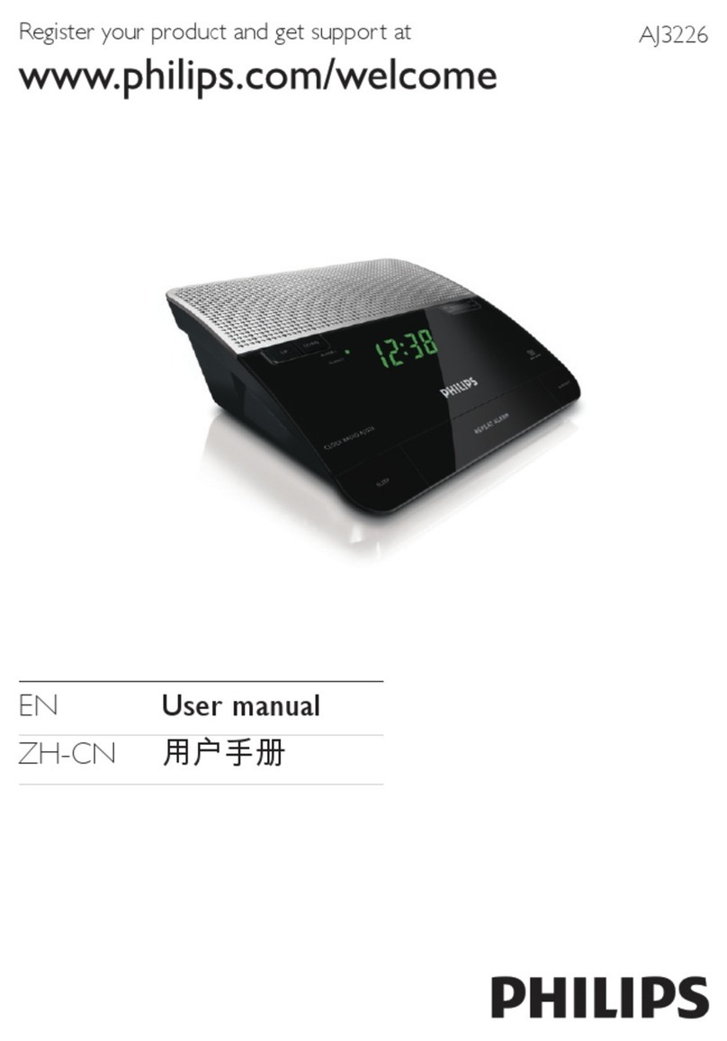Philips AJ3226/93 user manual